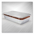 Food Service | Handi-Foil 2050-45-50FC 12.88 in. x 20.81 in. x 0.62 in. Steam Table Pan Lids with Full Curl Edge (50/Carton) image number 3