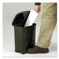 Bulk Savings Pricing 2 | Safco 9710BL 4 Gallon Plastic Plastic Step-On Receptacle - Black image number 2