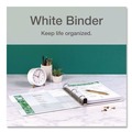 Office Jansan | Cardinal 10350CB Premier 3 Easy Open Locking Slant D Ring 5 in. Capacity ClearVue Binder - White image number 5