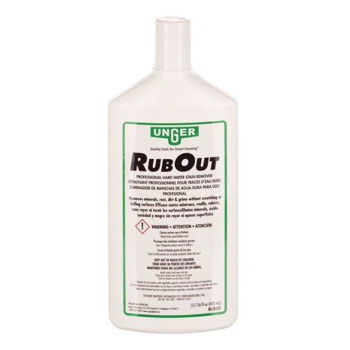 Cleaning & Janitorial Supplies | Unger UNGRUB50 RubOut 16 oz. Bottle Glass Cleaner image number 0