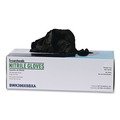 Disposable Gloves | Boardwalk 396XSCTA 396 Series 9.5 in. 4.4 mil Disposable General-Purpose Nitrile Gloves - X-Small/Black (1000/Carton) image number 2