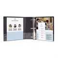 Office Jansan | Avery 05730 11 in. x 8.5 in. 3 Rings 2 in. Capacity Economy View Binder with Round Rings - Black image number 2