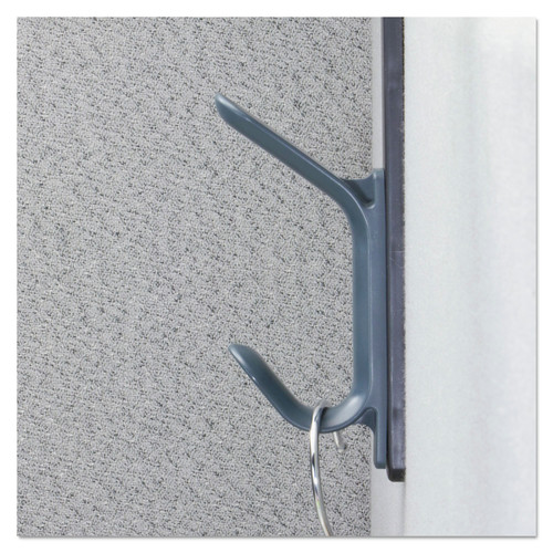 Universal recycled cubicle double coat hook unv08607 outlet