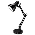  | Alera ALELMP603B 6.75 in. W x 11.5 in. D x 22 in. H Adjustable Arm Architect Desk Lamp - Black image number 2