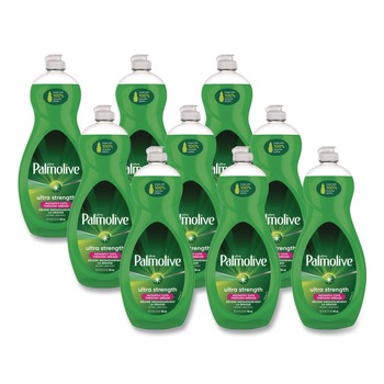 Palmolive 32.5 oz. Bottle Dishwashing Liquid - Green Scent (9/Carton)