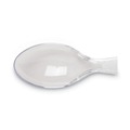 Cutlery | Dixie TH017 6 in. Heavyweight Plastic Cutlery Teaspoon - Crystal Clear (1000/Carton) image number 2