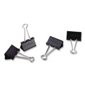Paper Clips, Binder Clips, & Fasteners | Universal UNV10220 Binder Clips - Large/Black (1-Dozen) image number 1