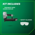 New Year New Savings! Save $25 off $150 | Metabo HPT N5024A2M 1 in. 16 ga. Wide Crown Stapler image number 1