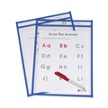Office Jansan | C-Line 43915 9 in. x 12 in. Inserts Top Load Super Heavy Stitched Shop Ticket Holders - Clear (15/Box) image number 3