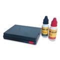 Office Jansan | Trodat 6193 4 in. x 2.38 in. Two-Color Stamp Pad with Ink Refill - Red/Black image number 1