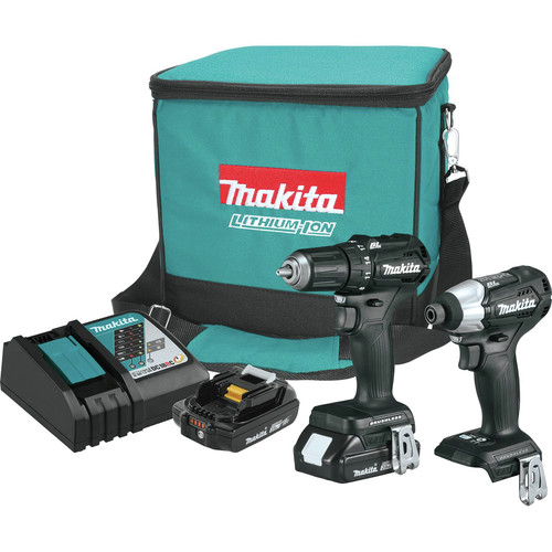 Factory Reconditioned Makita CX200RB-R 18V LXT Lithium-Ion Sub-Compact Brushless Cordless 2-Pc. Combo Kit image number 0