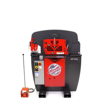 GWP 510023 | Edwards 55233012 55 Ton 3 PH 230V Ironworker with  Coper Notcher with Lighted Workstations
