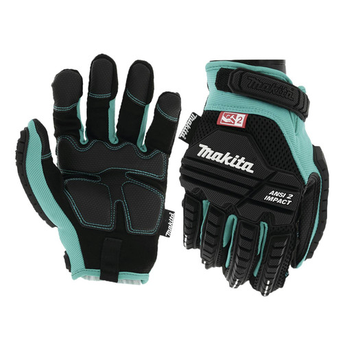 Work Gloves | Makita T-04298 Advanced ANSI 2 Impact-Rated Demolition Gloves - Extra-Large image number 0