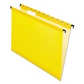  | Pendaflex 6152 1/5 YEL 1/5-Cut Tabs SureHook Hanging Folders - Letter Size, Yellow (20/Box) image number 0