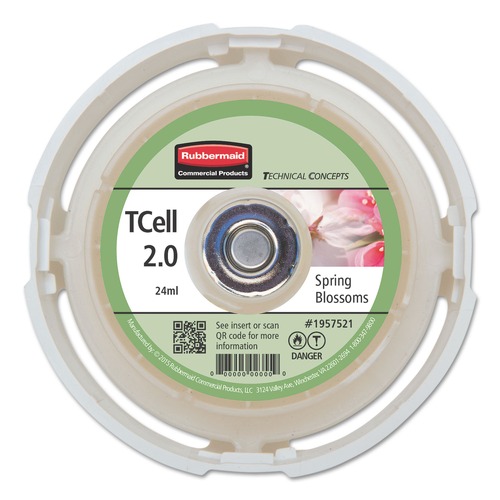 Cleaning & Janitorial Supplies | Rubbermaid Commercial 1957521 Tc Tcell 2.0 Air Freshener Refill Spring Blossoms 24 Ml Cartridge image number 0