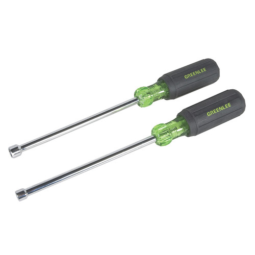 Screwdrivers | Greenlee 0253-06NH-6 2-Piece 6 in. Nut Driver Set image number 0