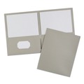 Office Jansan | Avery 47990 11 in. x 8.5 in. 40 Sheet Capacity 2-Pocket Folder - Gray (25/Box) image number 1