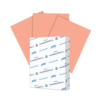 Hammermill Colors 20 lbs. 8.5 in. x 11 in. Print Paper - Salmon (500/Ream)