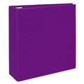 Office Jansan | Avery 79810 Heavy-Duty 3 in. Capacity 11 in. x 8.5 in. 3-Ring View Binder with DuraHinge and Locking One Touch EZD Rings - Purple image number 1