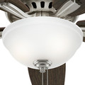 Ceiling Fans | Hunter 53315 52 in. Newsome Brushed Nickel Ceiling Fan with Light image number 7