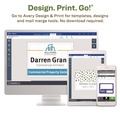 Office Jansan | Avery 42395 3.38 in. x 2.33 in. EcoFriendly Adhesive Name Badge Labels - White (160/Box) image number 5