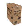 Labor Day Sale! Save $30 off $199! | Pactiv Corp. NC888B Newspring VERSAtainer 8.8 x 6 x 2.5 38 oz Plastic Microwavable Containers - Black/Clear (150/Carton) image number 3