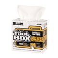 Cleaning & Disinfecting Wipes | Sellars 68200 1-Ply 8.27 x 16.5 TOOLBOX WaterWeave T600 Wipers - White (10/Carton) image number 0