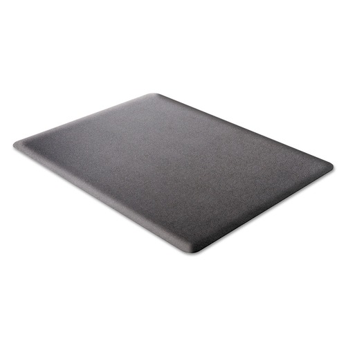 Office Jansan | Deflecto CM24242BLKSS Ergonomic 53 in. x 45 in. Sit Stand Mat - Black image number 0