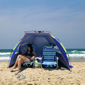 Outdoor Living | Bliss Hammock QT-A38-1 98 in. x 47 in. x 47 in. Pop-Up Collapsible Beach Tent with Carrying Case - Multicolor image number 9