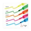 Office Jansan | Universal UNV08867 Chisel Tip Desk Highlighters - Assorted Color (12/Set) image number 3