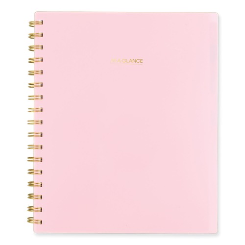 Notebooks & Pads | AT-A-GLANCE 109980527 13-Month: Jan 2026 to Jan 2027 8.81 in. x 7.88 in. Harmony Weekly/Monthly Poly Planner - Pink Cover image number 0