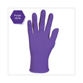 Disposable Gloves | Ansell 55083 6 mil Thick 9.5 in. Long Powder-Free PURPLE NITRILE Exam Gloves - Large, Purple (100/Box) image number 1