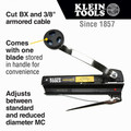 Cable and Wire Cutters | Klein Tools 53725 BX and Armored Cable Cutter image number 5