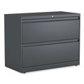  | Alera 25487 36 in. x 18.63 in. x 28 in. 2 Legal/Letter/A4/A5 Size Lateral File Drawers - Charcoal image number 0