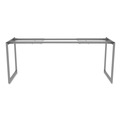 Office Desks & Workstations | Alera ALELSTB24GR Open Office Desk Series Adjustable O-Leg 24 in. Desk Base - Silver image number 3