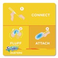 Office Jansan | Swiffer 99036BX Fiber Bristle Duster Refill - Light Blue (18/Box) image number 2