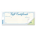 Office & Office Supplies | Rediform 98002 8.5 in. x 3.67 in. Gift Certificates with Envelopes - Blue/Gold with Blue Border (25/Pack) image number 3