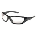 Safety Glasses | MCR Safety FF120 ForceFlex Black Frame Safety Glasses - Clear Lens image number 1