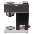 Coffee Machines | BUNN 33200.0000 2-Burner 12-Cup Pourover Coffee Brewer - Stainless Steel, Black image number 2