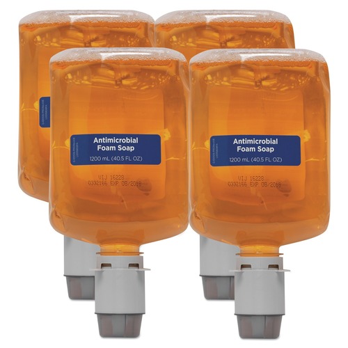 Hand Soaps | Georgia Pacific Professional 43819 Pacific Blue Ultra 1200 mL Antimicrobial Foam Soap Manual Dispenser Refill - Pacific Citrus (4/Carton) image number 0
