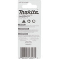 Bits and Bit Sets | Makita A-96687 Makita ImpactX #3 Phillips 2 in. Power Bit, 2/pk image number 3