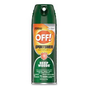 OFF! Deep Woods Sportsmen 6-Ounce Insect Repellant Aerosol Spray (12/Carton)