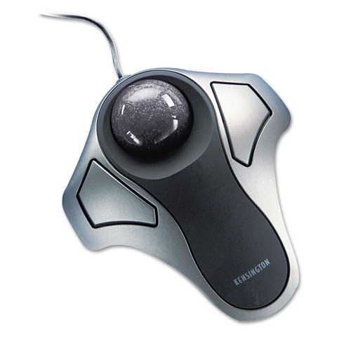 Office Jansan | Kensington K64327F Orbit Optical Trackball Mouse USB 2.0 Left/Right Hand Use - Black/Silver image number 0