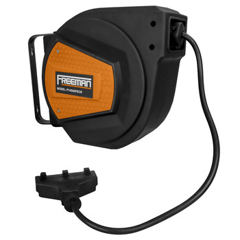 EXTENSION CORDS | Freeman P14G50FECR 14 Gauge 50 ft. Retractable Extension Cord Reel