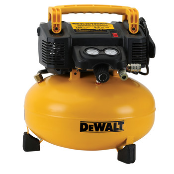 Factory Reconditioned Dewalt 0.9 HP 6 Gallon Oil-Free Pancake Air Compressor