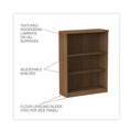 | Alera ALEVA634432WA 31.75 in. x 14 in. x 39.38 in. Valencia Series 3-Shelf Bookcase - Modern Walnut image number 6