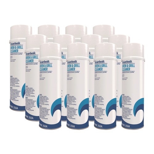 All-Purpose Cleaners | Boardwalk 1041287 20 oz. Aerosol Spray Oven and Grill Cleaner (12/Carton) image number 0