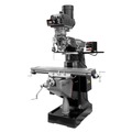 Milling Machines | JET 894355 EVS-949 Mill with 2-Axis Newall DP700 DRO and X, Z-Axis JET Powerfeeds and USA Made Air Draw Bar image number 0