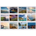 Calendars & Planners | House of Doolittle 1386 18.5 in. x 13 in. 12-Month (Jan to Dec): 2026 Recycled Earthscapes Desk Pad Calendar - Seascapes Photography, Black Binding/Corners image number 2