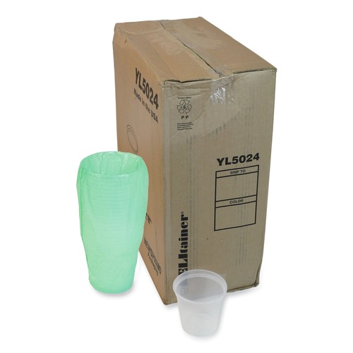 Food Service | Pactiv Corp. YL5024 24 oz 4.55 x 4.55 x 4.35 Newspring DELItainer Microwavable Plastic Container - Clear (480/Carton) image number 0
